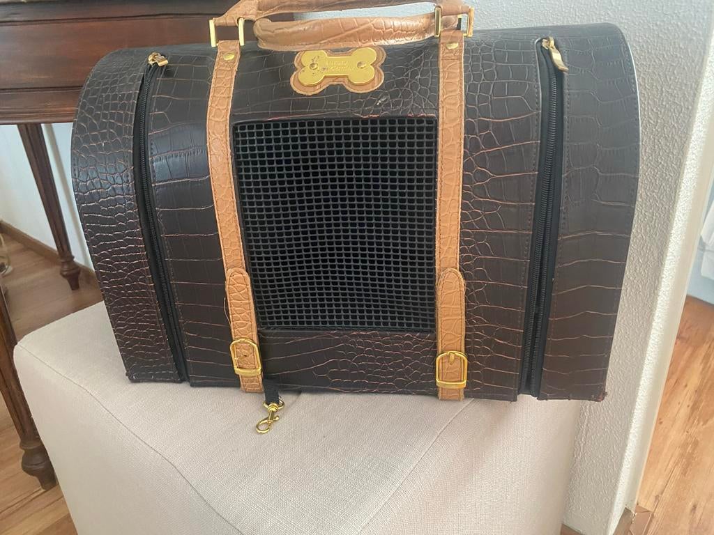 Honden/katten vervoer tas de luxe, Ophalen, Zo goed als nieuw