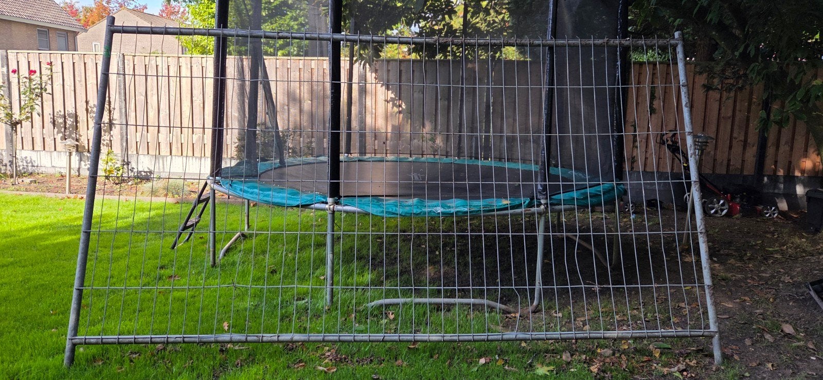 Gebruikt bouwhek - Ideaal voor tijdelijke afzetting, Doe-het-zelf en Verbouw, Ophalen, Gebruikt