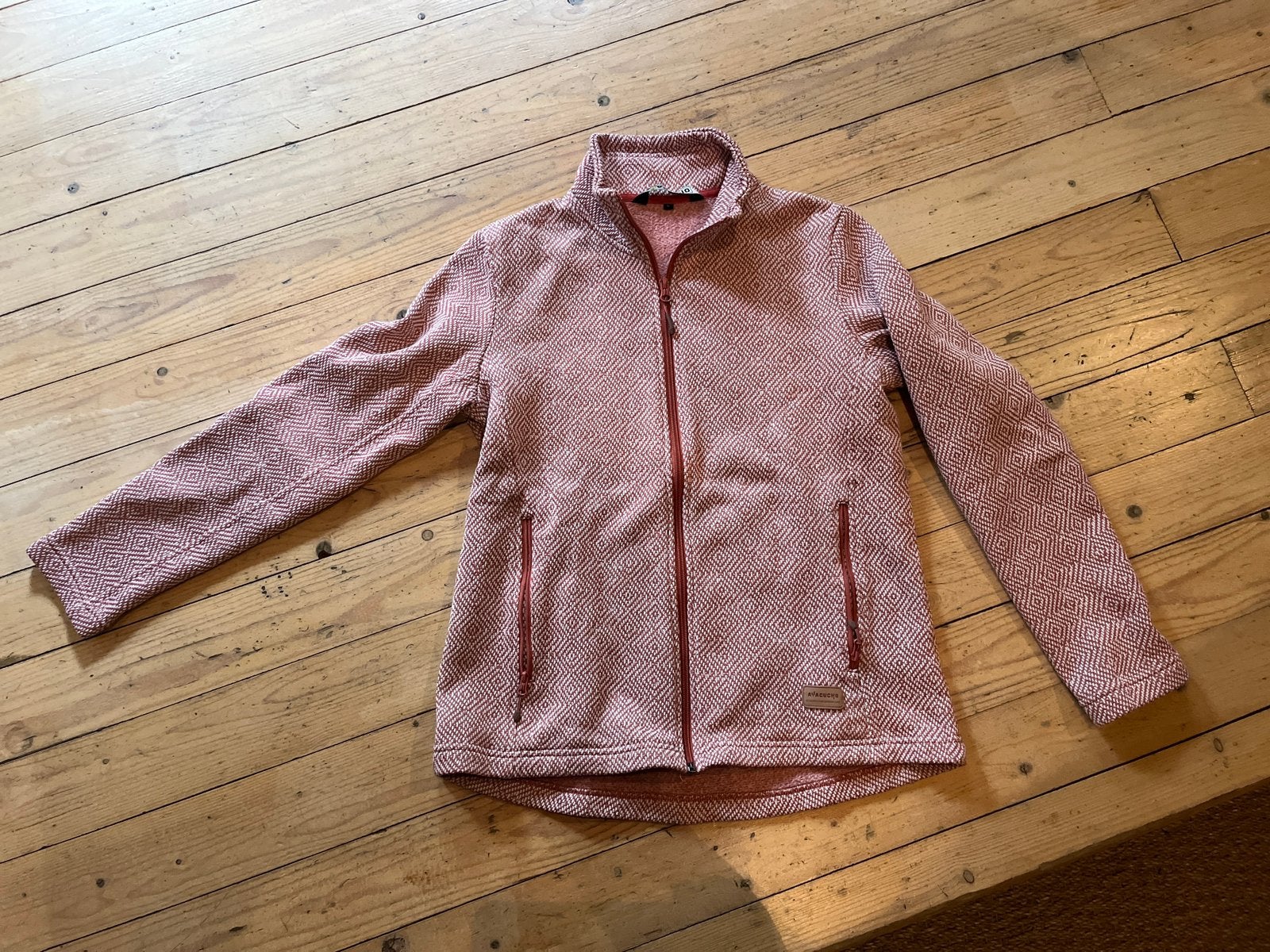 Te koop: Ayacucho fleece L, Ophalen of Verzenden, Gedragen, Maat 38/40 (M), Rood