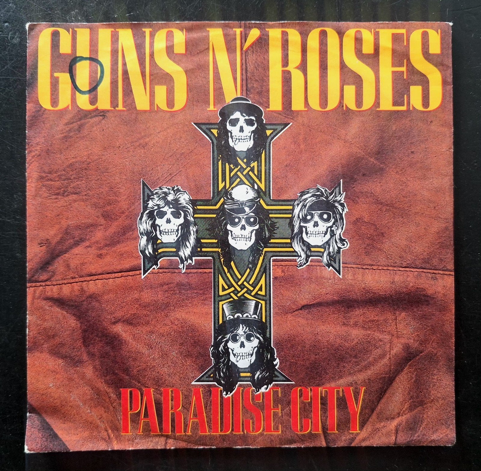 7"/SINGLE  GUNS N' ROSES - Paradise City, Cd's en Dvd's, Vinyl Singles, Ophalen of Verzenden, Gebruikt, Pop