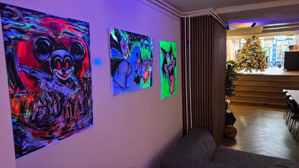 Pop-art meets gangster art  ️ 250eu, Ophalen of Verzenden