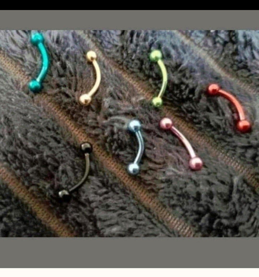 wenkbrauw piercings verschillende, Verzenden, Nieuw, Staal, Wenkbrauwpiercing