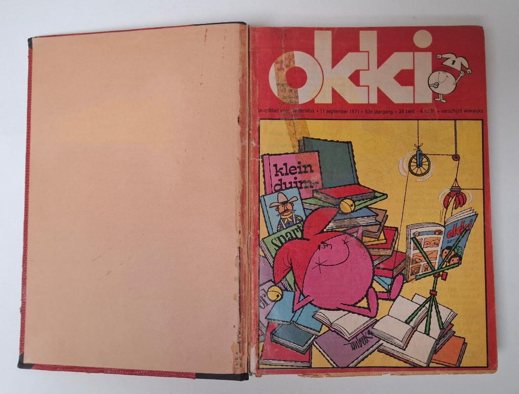 Okki, ingebonden jaargang 1971/1972, Ophalen of Verzenden, Gelezen, Overige typen