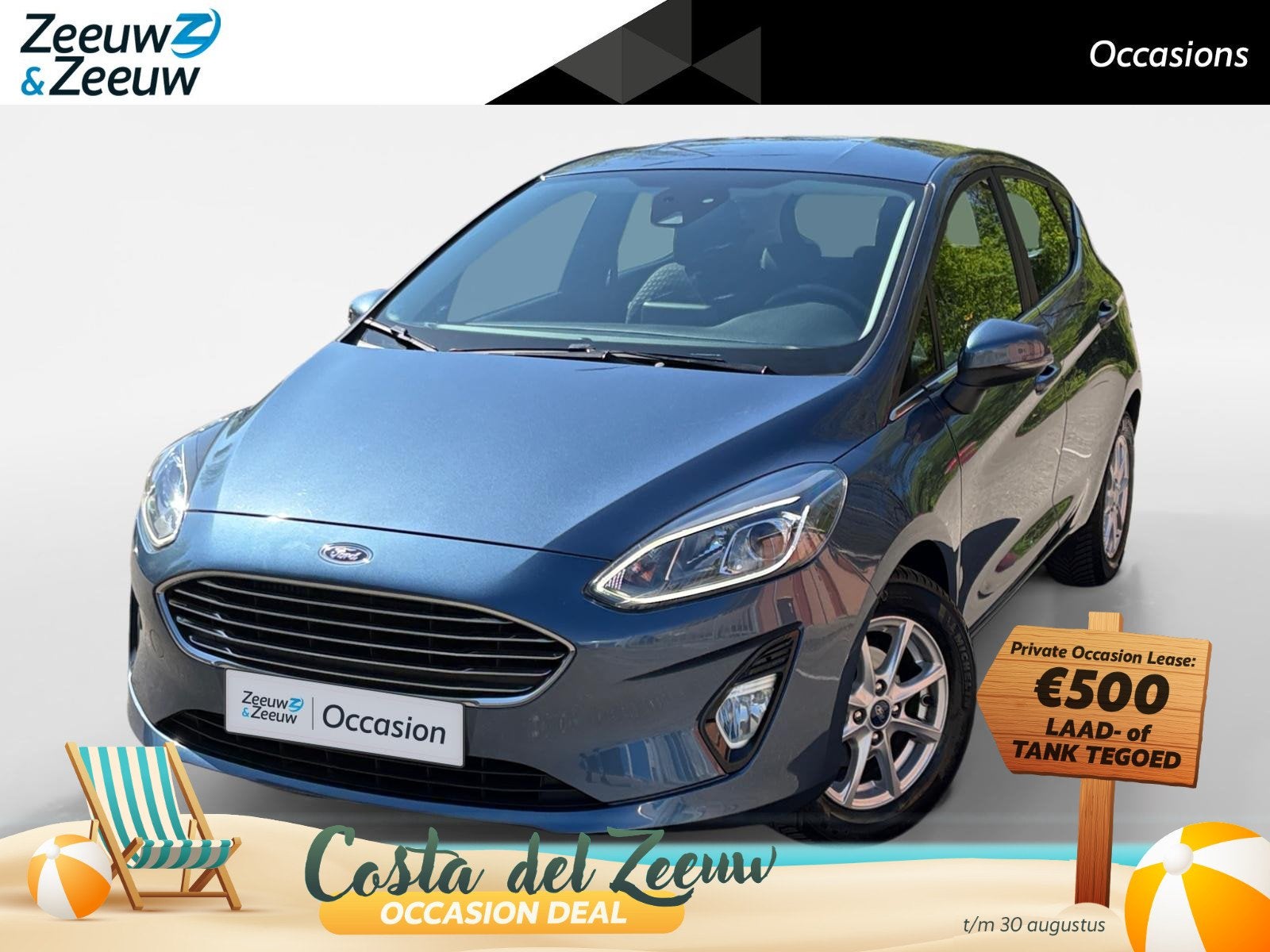Ford Fiesta 1.0 EcoBoost Titanium | 1e Eigenaar | NL-Auto |, Voorwielaandrijving, 12 maanden, Gebruikt, 580 kg
