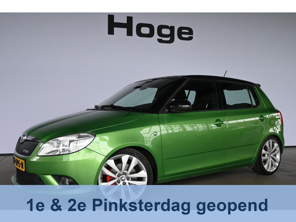 Skoda Fabia 1.4 TSI RS 180PK! Automaat Clima Carplay Cruise, Euro 5, Stof, Gebruikt, 4 cilinders