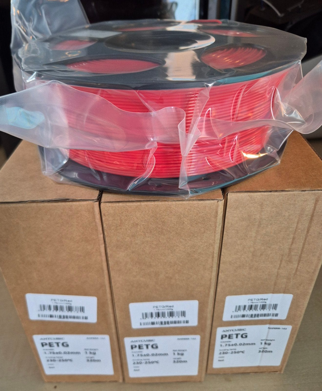 Anycubic PETG Filament 1.75mm - Diverse Kleuren (1kg), Computers en Software, 3D Printers, Nieuw, Filament, Ophalen of Verzenden