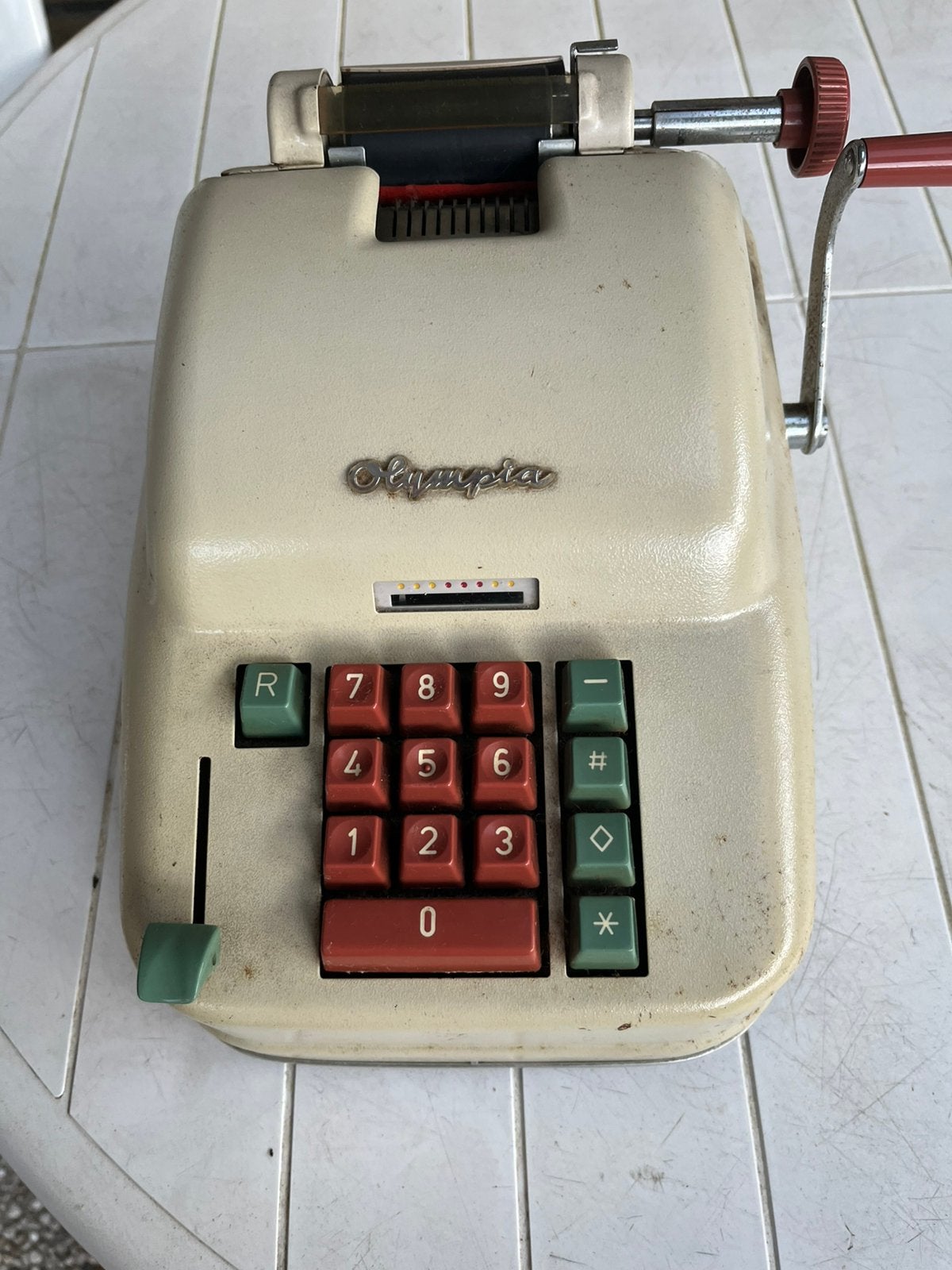Olympia rekenmachine, Antiek en Kunst, Ophalen of Verzenden