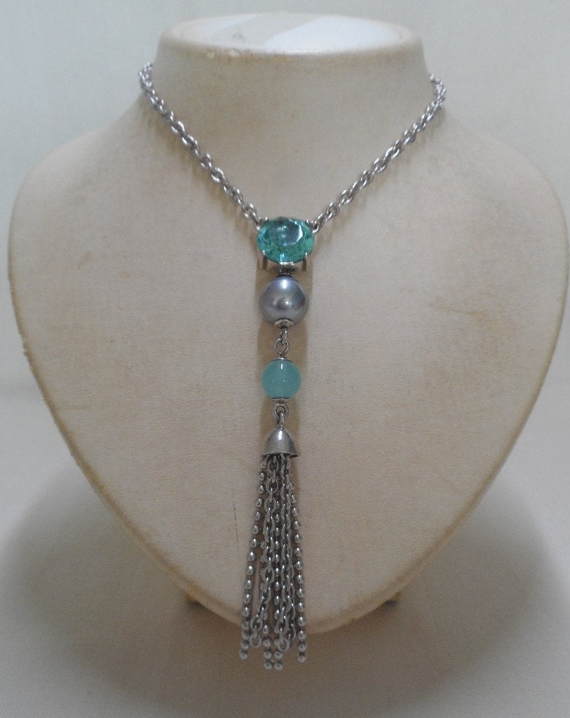 Zilveren Ti Sento collier met flos nr.1150, Verstelbaar, Verzenden, Zo goed als nieuw, Zilver