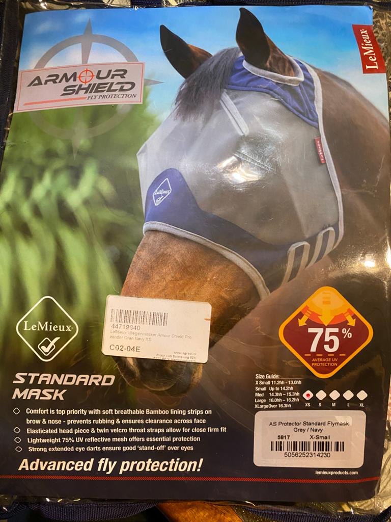 LeMieux Armour Shield Pro vliegenmasker xs, Ophalen of Verzenden, Nieuw