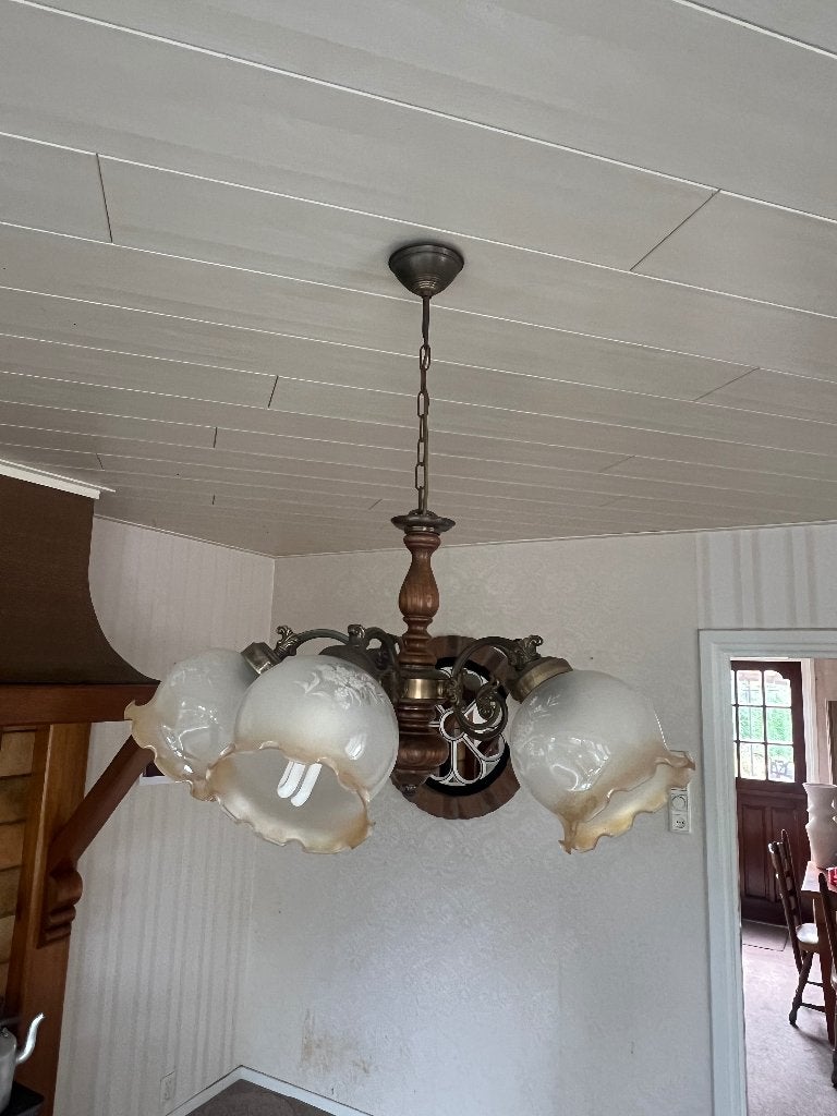 Vintage hanglamp, Ophalen, Gebruikt, Vintage, Overige fittingen