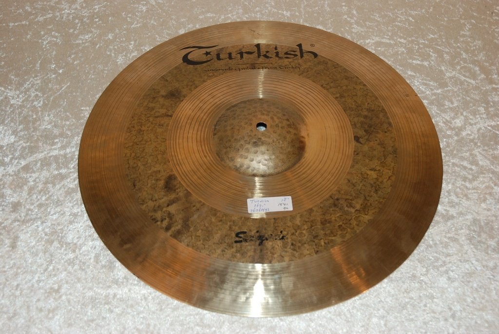 Turkish Sehzade Crash bekken 1541gr 18 inch  <26261492>, Gebruikt, ., Drums of Percussie, Ophalen of Verzenden