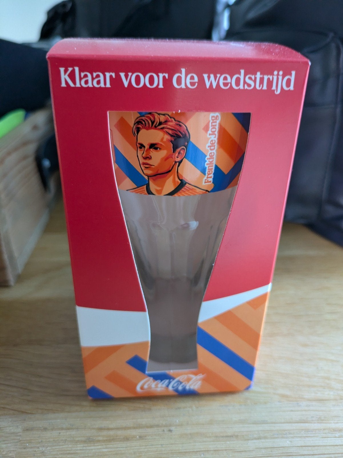 Gratis af te halen: Frenkie de Jong Coca Cola, Ophalen, Frisdrankglas