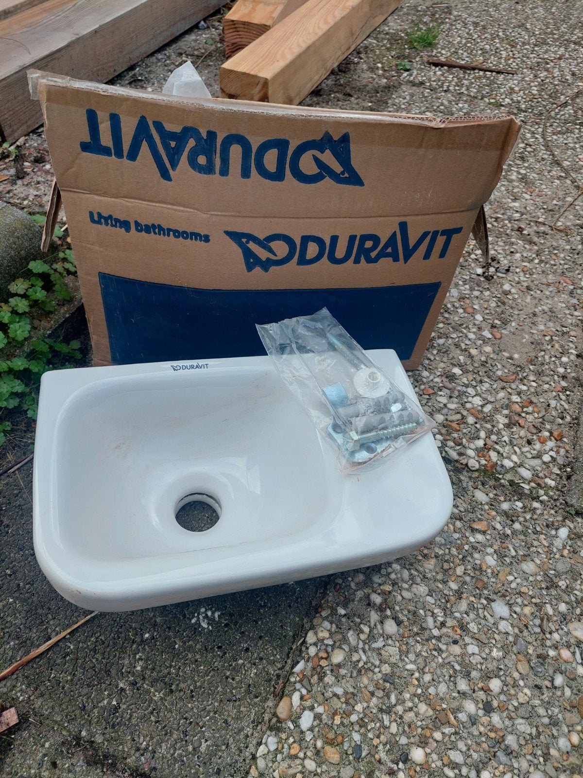 Duravit wastafel voor toilet - Nieuw in doos, Ophalen, Nieuw, Wastafel