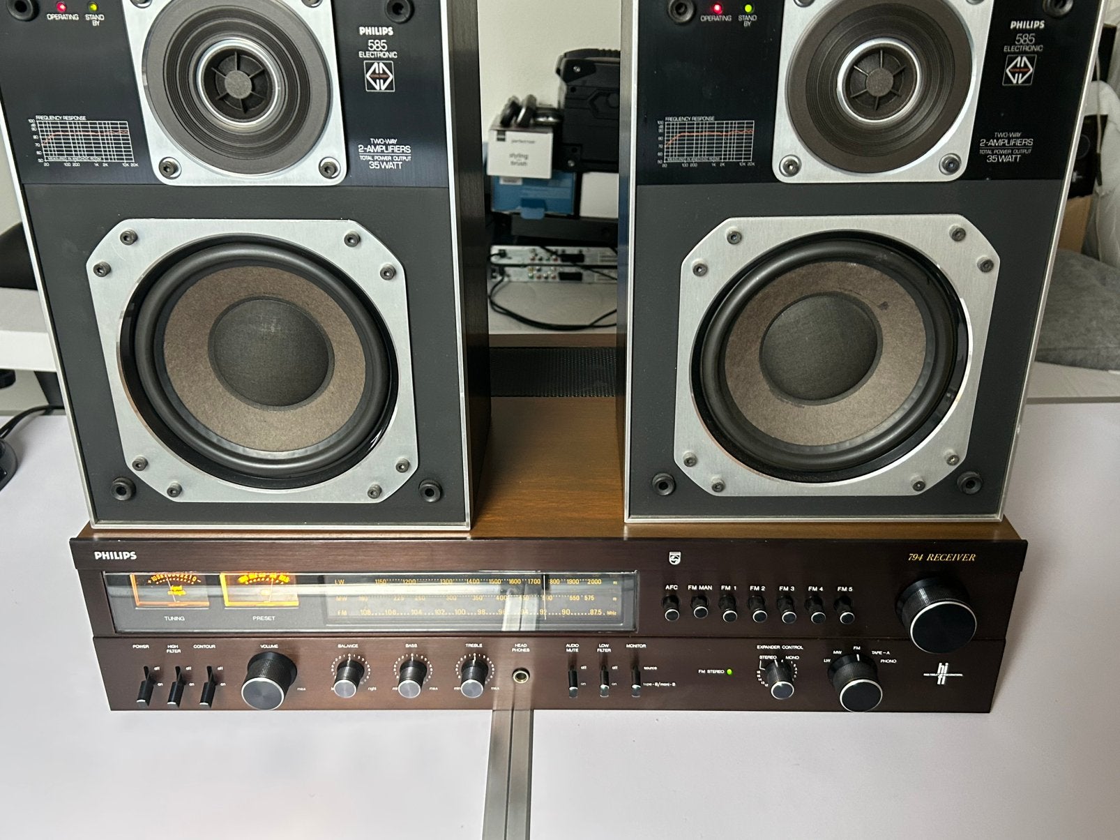 Stereo installatie van philips, Ophalen, Philips, Tuner of Radio, Refurbished
