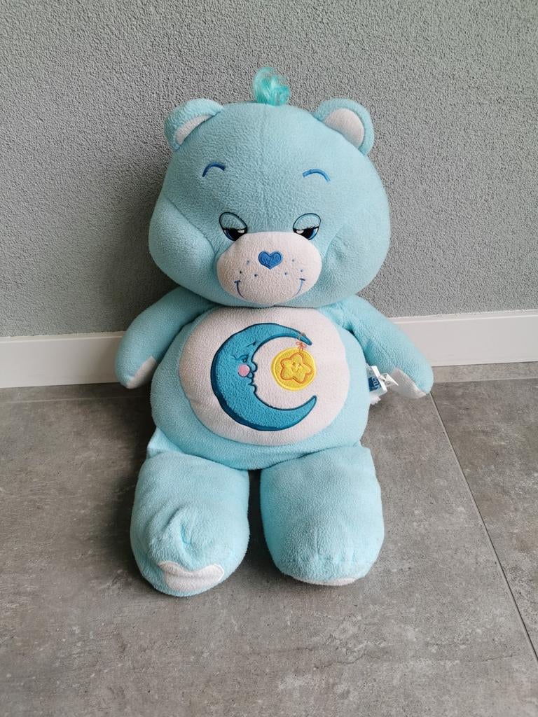 Care Bears JUMBO Large BEDTIME Bear Knuffel Jumbo Pillow Blu, Ophalen of Verzenden, Overige typen