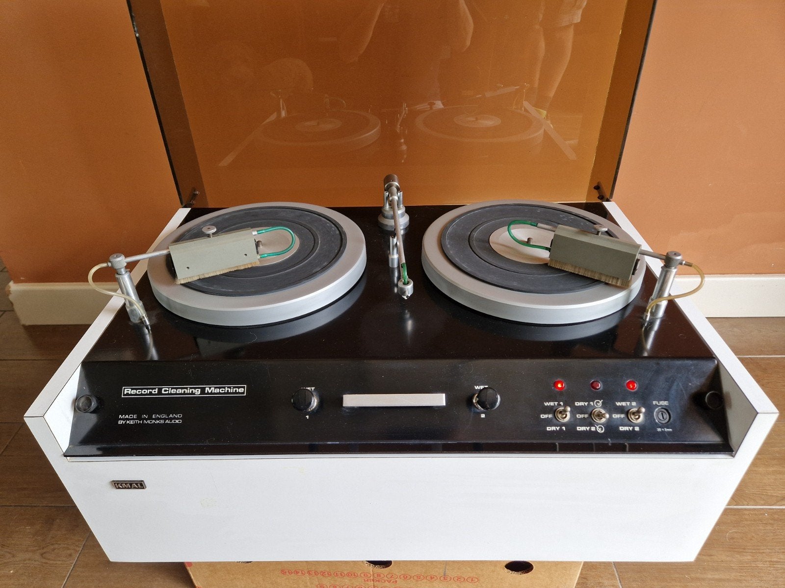 Zeer zeldzame Keith Monk Twin Record Cleaning Machine MK2, Special Oldies, Rudolf.bilt@gmail.com, 7315HX, Ophalen
