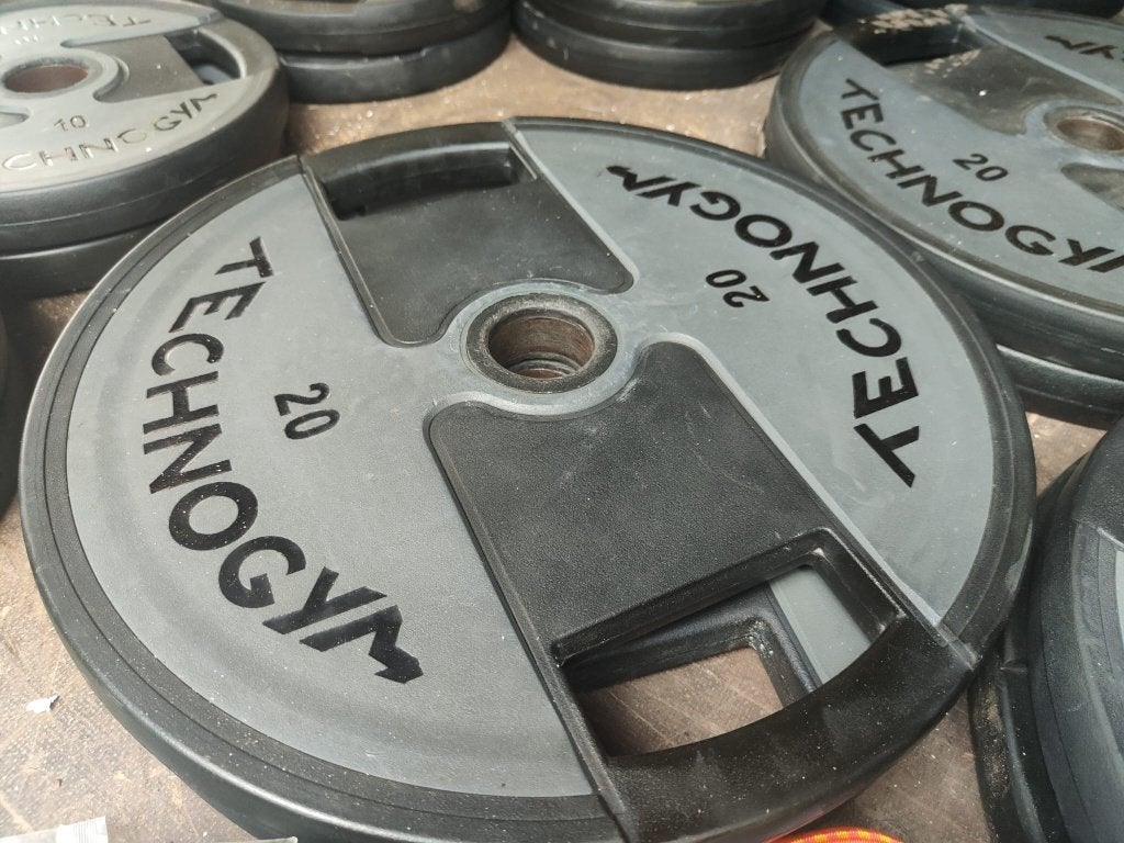 ️‍️ Technogym pu schijven, Halterschijven, Technogym, -, Benen