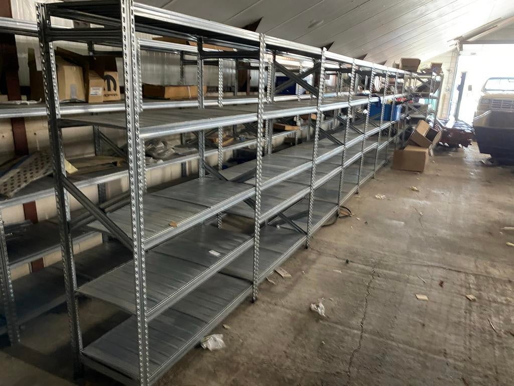 Magazijnstellingen/legbordstelling, Huis en Inrichting, Kasten | Stellingkasten, Gebruikt, Ophalen