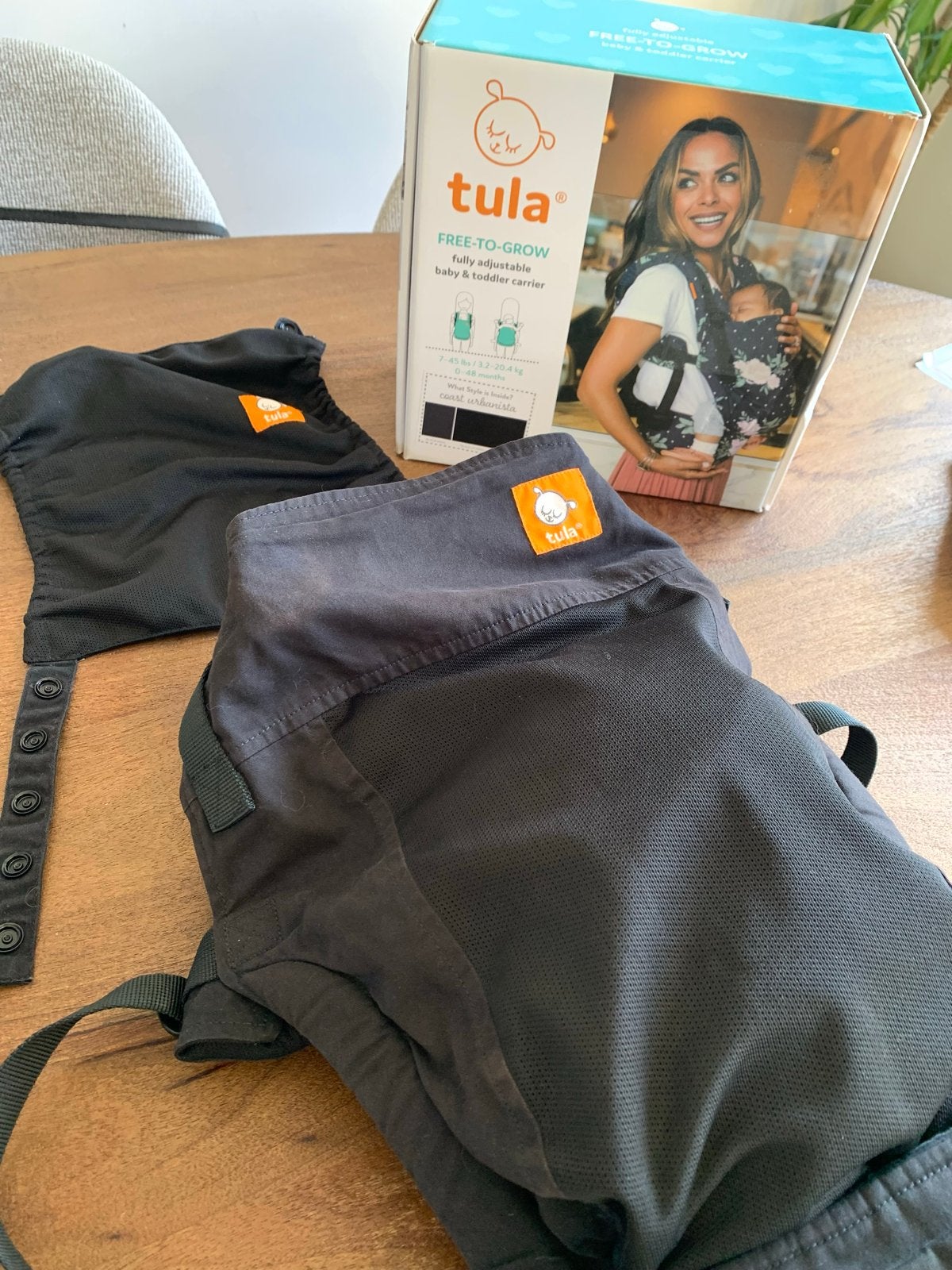 Tula Free-to-Grow Coast Carrier Urbanista draagzak, Overige merken, Gebruikt, Buik of Rug, Ophalen of Verzenden