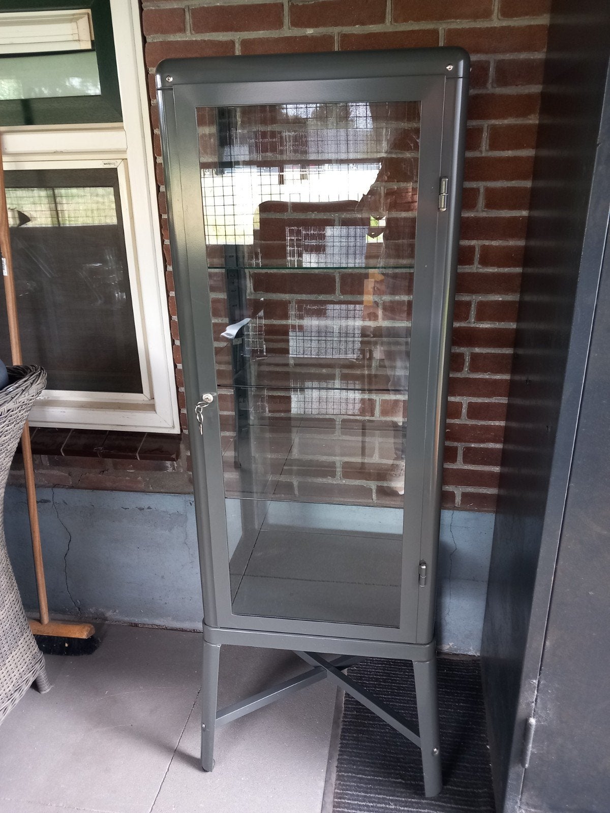 Ikea vitrine kast, Ophalen, 50 tot 100 cm, 150 tot 200 cm, 25 tot 50 cm