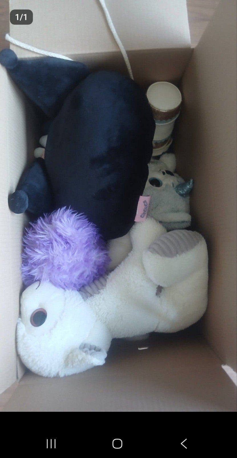 Diverse knuffels in doos - Eenhoorn, neushoorn en meer, Gebruikt, Overige karakters, Ophalen of Verzenden, Middelgroot (20 tot 80 cm)