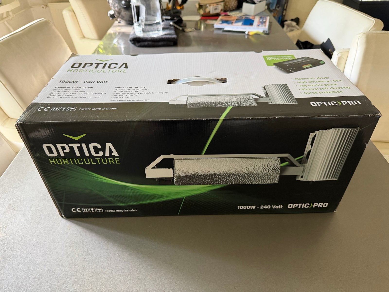 Optica Horticulture 1000W Kweeklamp - Nieuw in doos, Ophalen of Verzenden, Nieuw, Kweeklamp