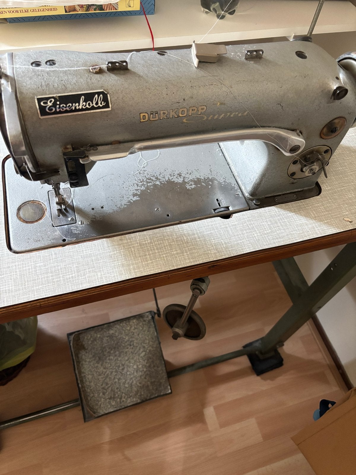 Dürkopp Super Eisenkoll Industriële Naaimachine, Gebruikt, Naaimachine, Industrieel, Ophalen