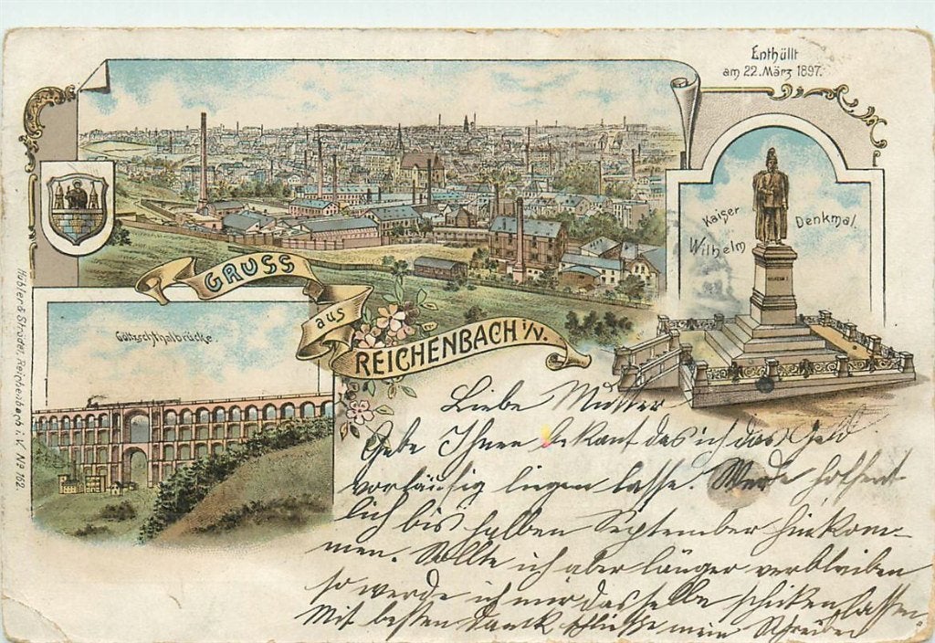 701-243-017 Reichenbach i V Litho, Ophalen of Verzenden, Voor 1920, Duitsland