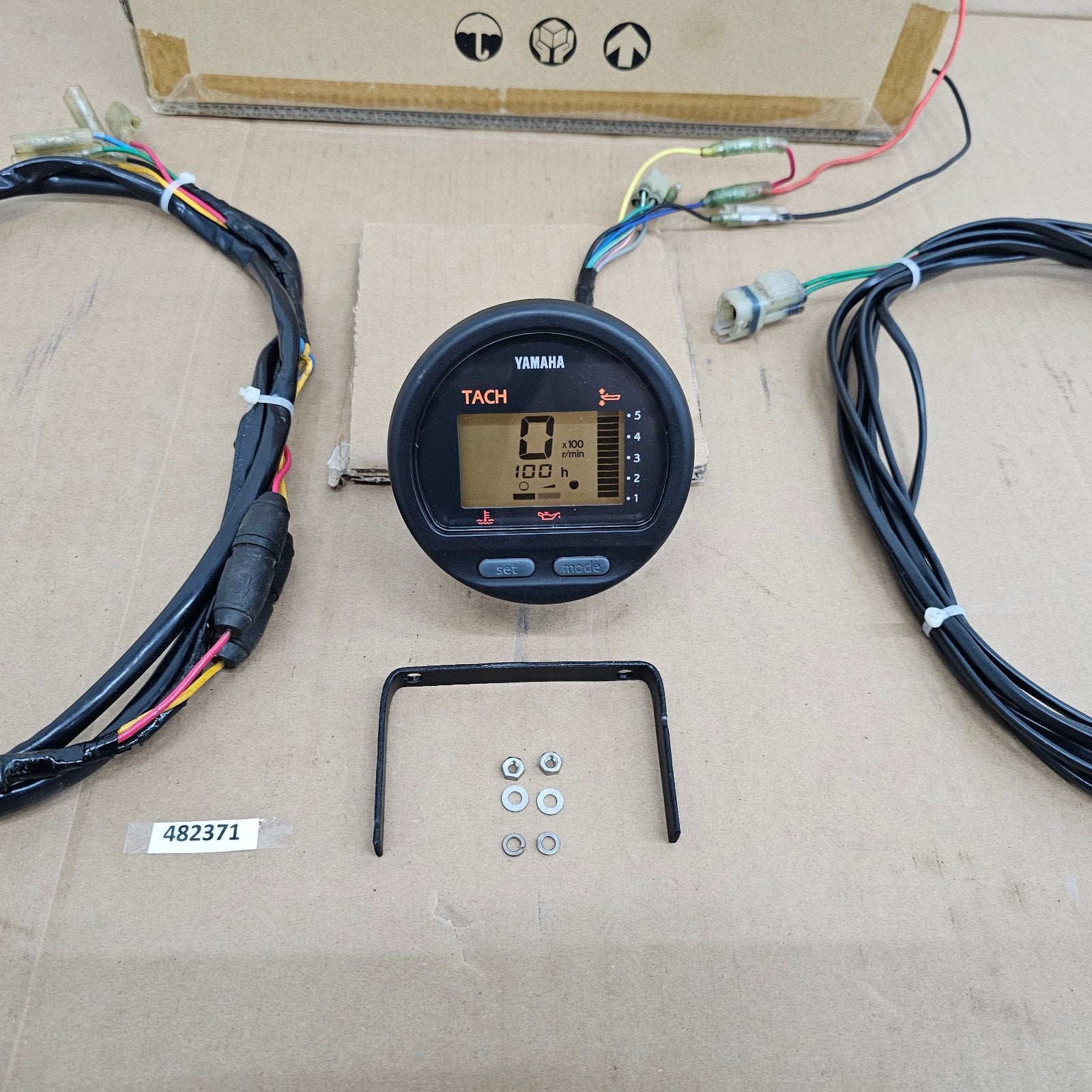 Yamaha tach tachometer tacho toerenteller inclusief kabels, Ophalen of Verzenden, Motor en Techniek