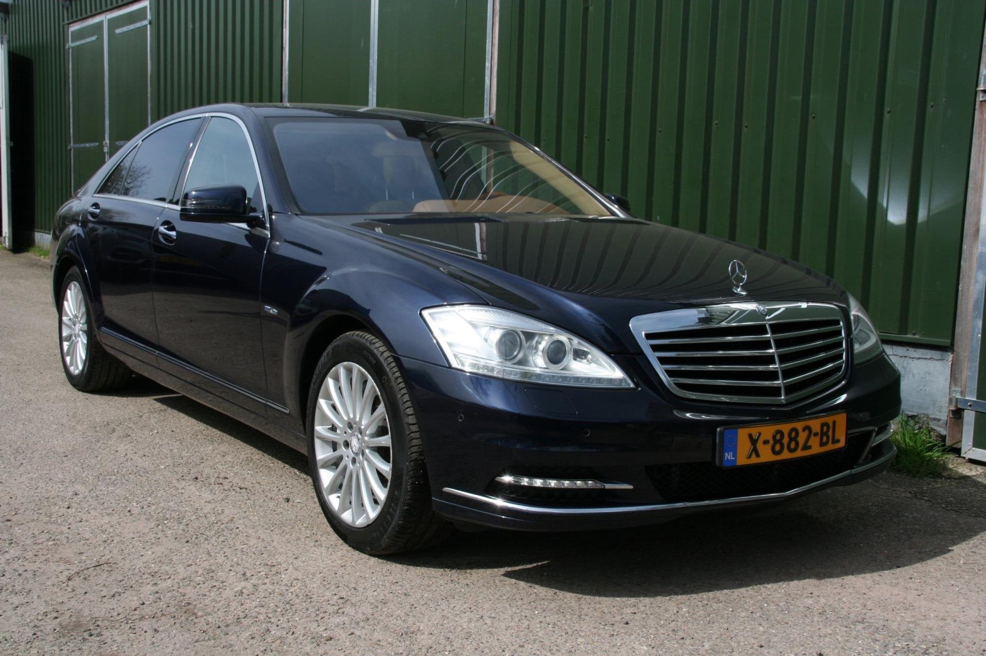 Mercedes-Benz S-klasse 500 Lang Prestige Plus, 1e EIGENAAR D, Euro 5, Gebruikt, Blauw, 120 €/maand