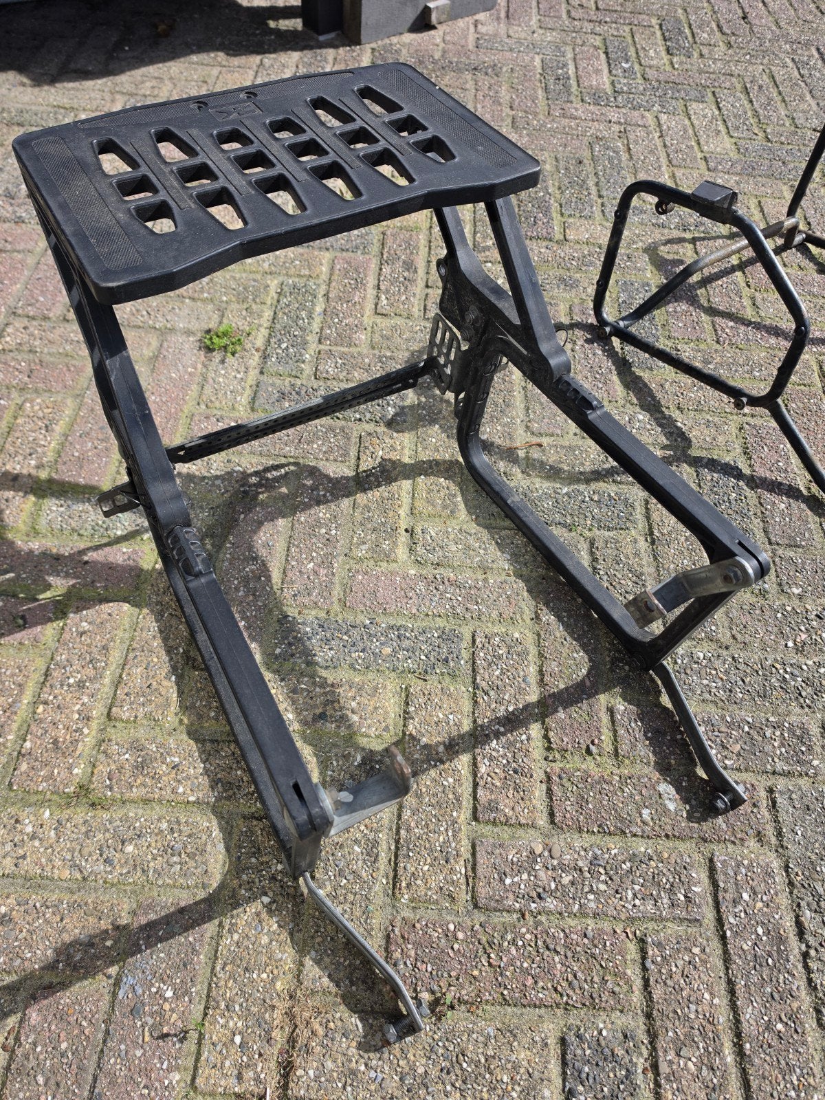 Motorfiets bagagerek / topkofferbeugel, Ophalen of Verzenden, Gebruikt