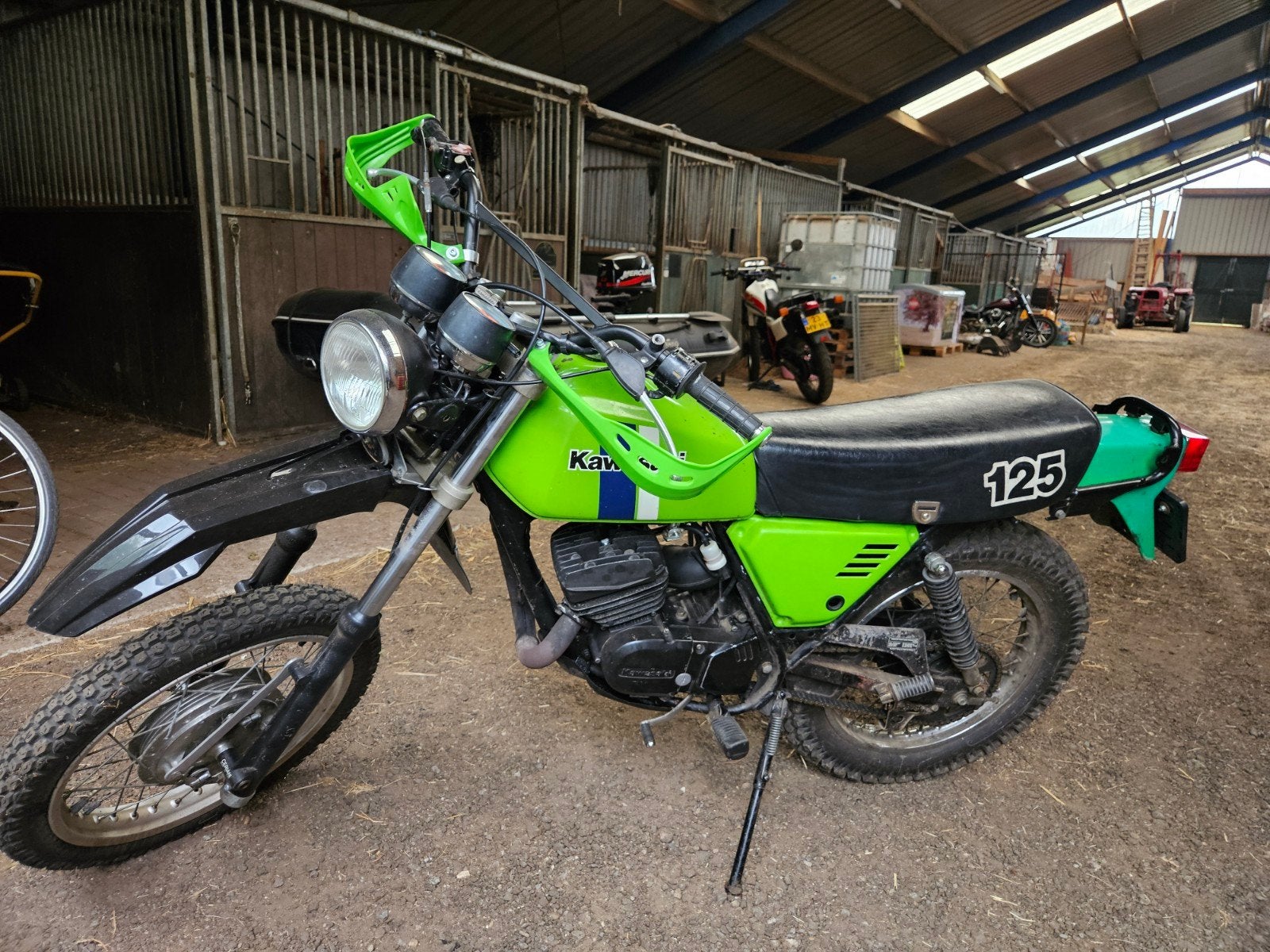 Kawasaki KE125 Lichte Enduro Oldtimer - Goed Onderhouden, Particulier