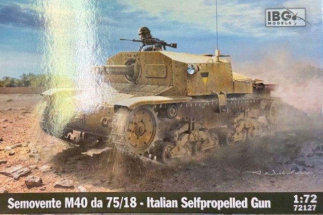 Coelianmodels, IBG 72127, Semovente M40 75/18, 1/72, €22,99, Overige merken, Nieuw, Ophalen of Verzenden, Tank