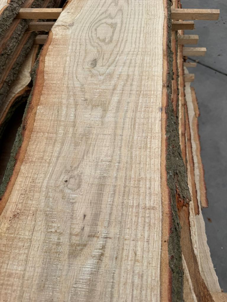 26 eiken schaaldelen voor 550 euro !!, Tuin en Terras, Palen, Balken en Planken, Ophalen, Zo goed als nieuw, 250 cm of meer, Planken