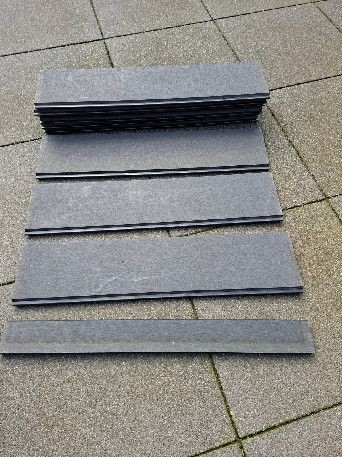 losse kunst stof planken  9 stuks  maat is, Ophalen, Gebruikt, 100 tot 250 mm