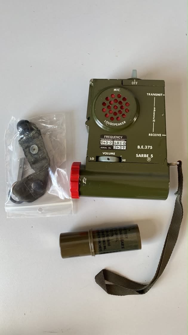 SARBE BE 5 Noodzender / Baken - Vintage Militair, Ophalen of Verzenden, Landmacht, Nederland