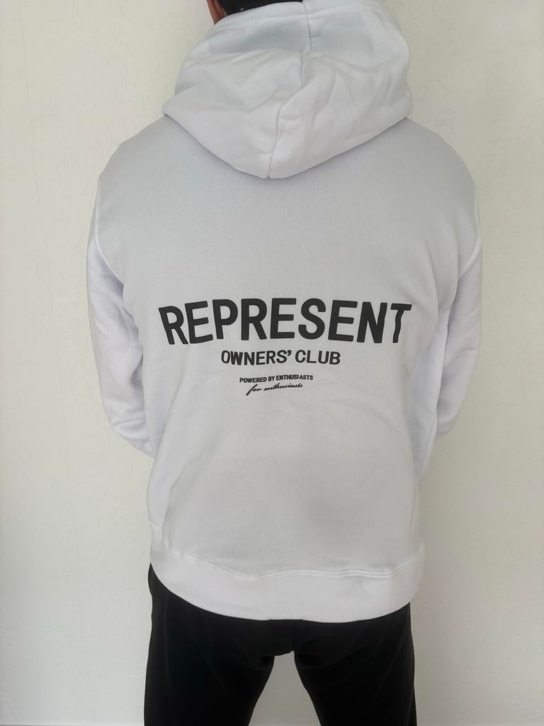 Represent Owners' Club Hoodie Wit, Ophalen of Verzenden, Zo goed als nieuw, Maat 48/50 (M), Wit