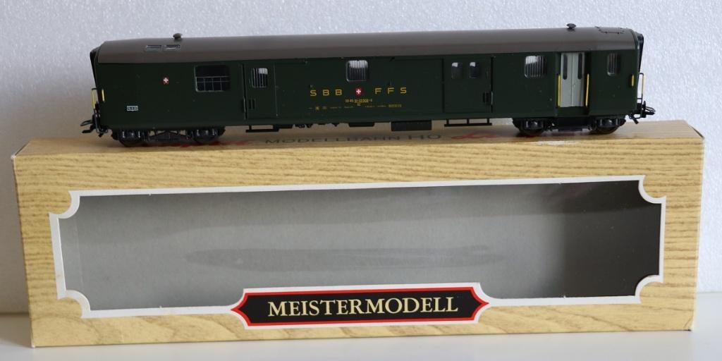 Liliput 879 50 Leichstahlwagen post / bagagerijtuig Suisse, Hobby en Vrije tijd, Modeltreinen | H0, Gelijkstroom, Overige typen