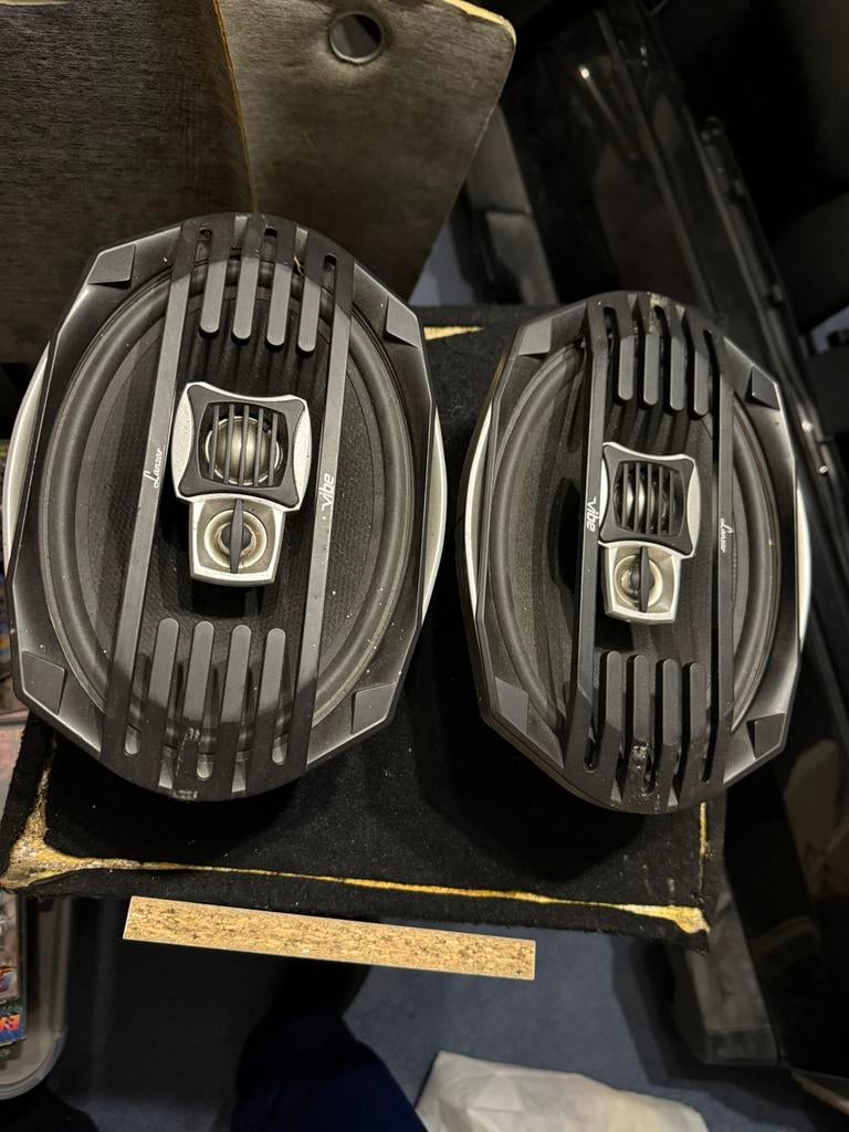 Lanzar vibe 6x9 speakers hoedenplank, Auto diversen, Ophalen of Verzenden, Zo goed als nieuw