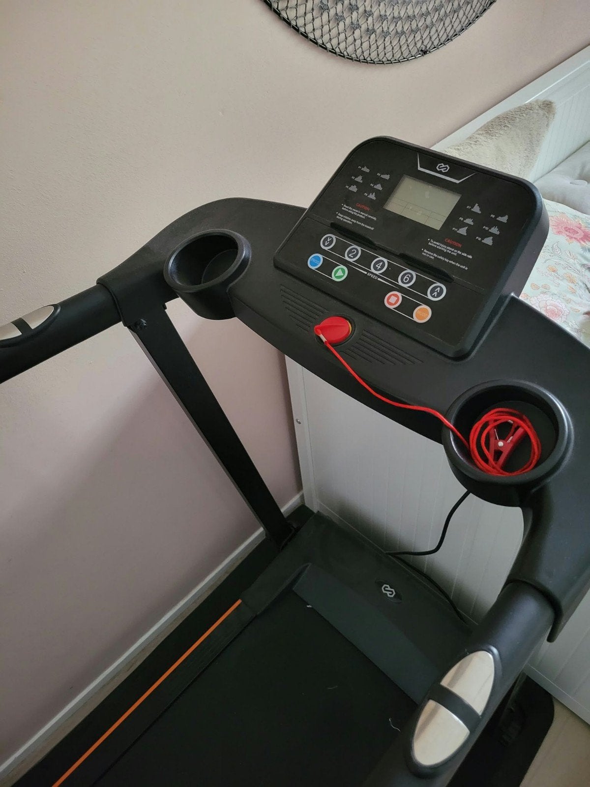 Senz Sports M1000 Loopband – Inklapbaar – 12 km/u – 2.0 PK, Sport en Fitness, Ophalen, Zo goed als nieuw, Metaal, Loopband