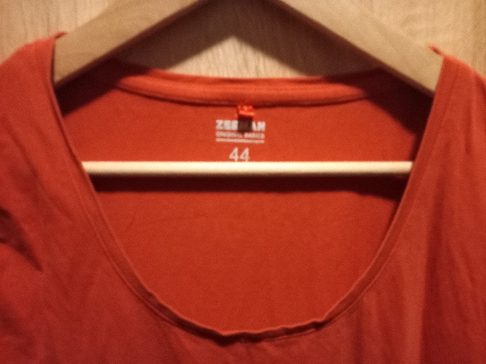 Oranje Zeeman jurk, maat 44, Ophalen, Maat 42/44 (L), Oranje, Korte mouw