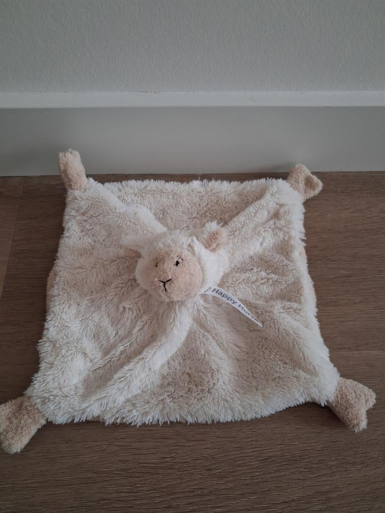 Knuffeldoekje Happy Horse schaap lam lammy L1123, Kinderen en Baby's, Speelgoed | Knuffels en Pluche, Ophalen of Verzenden, Zo goed als nieuw