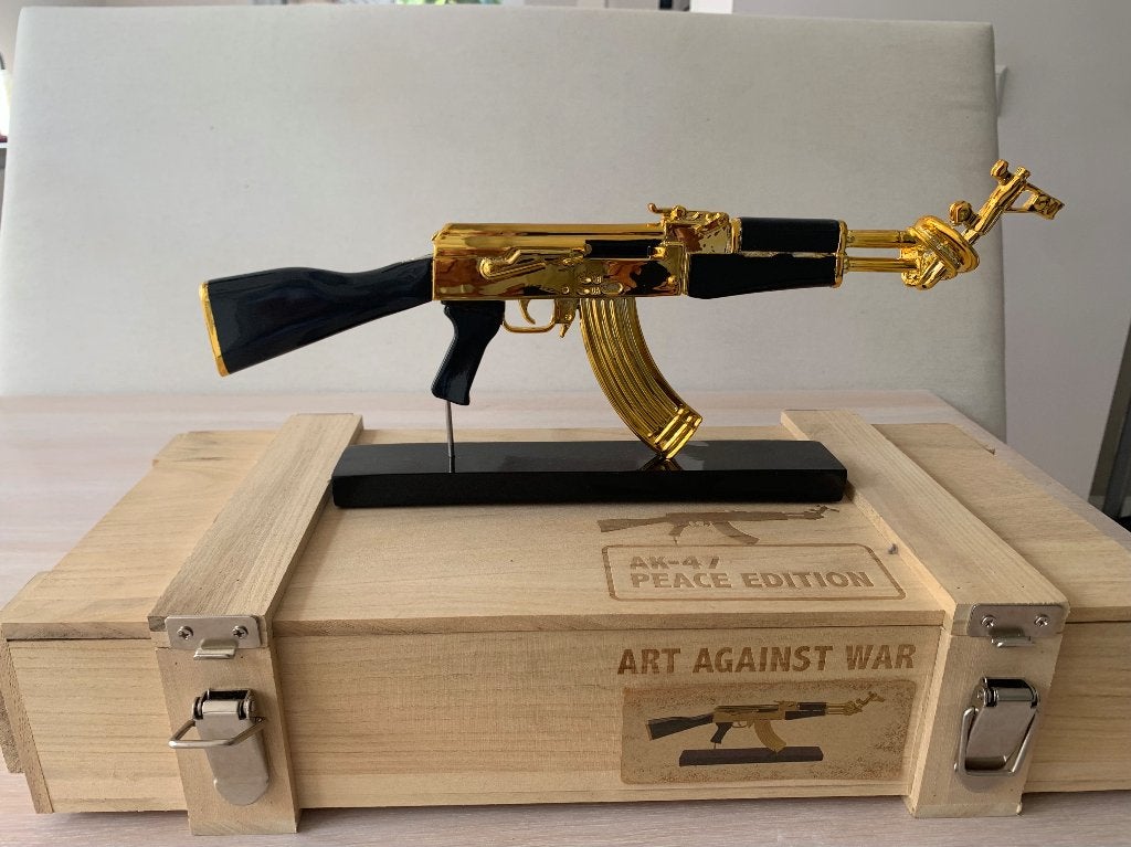 AK47 Peace Edition / gold , zilver , Color, Ophalen