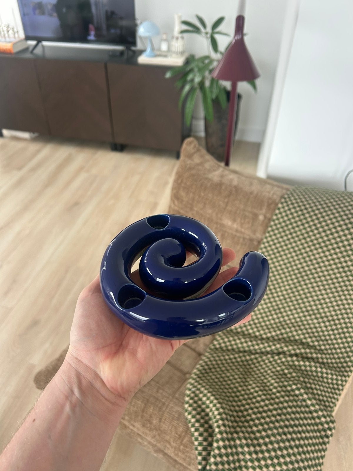 &Klevering kandelaar, Ophalen of Verzenden, Zo goed als nieuw, Overige materialen, Minder dan 25 cm