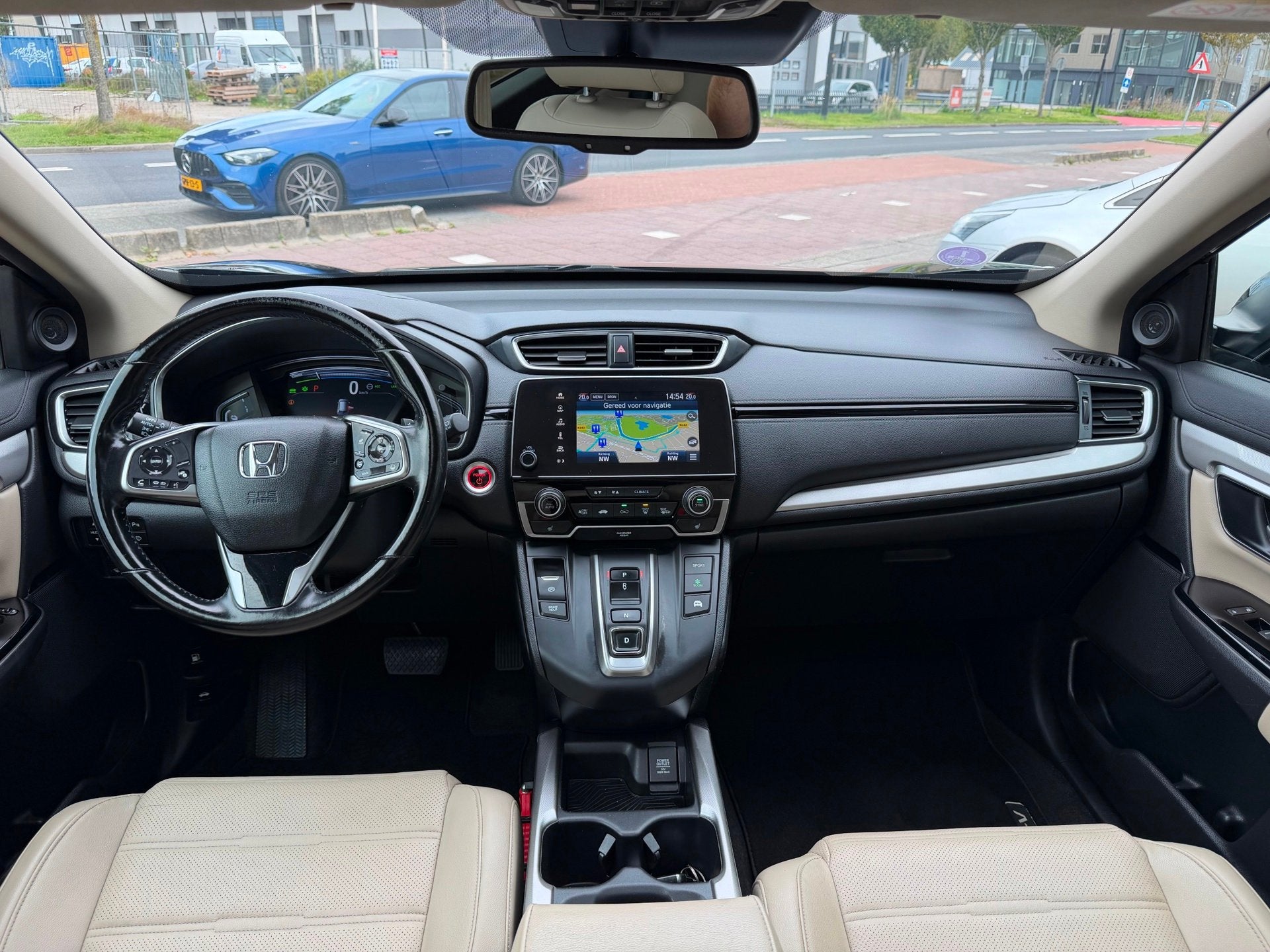 Honda CR-V 2.0 Hybrid AWD Executive AUT|ACC|Leder|PANO|DEALE, Auto's, Automaat, Zwart, Bedrijf, Vierwielaandrijving