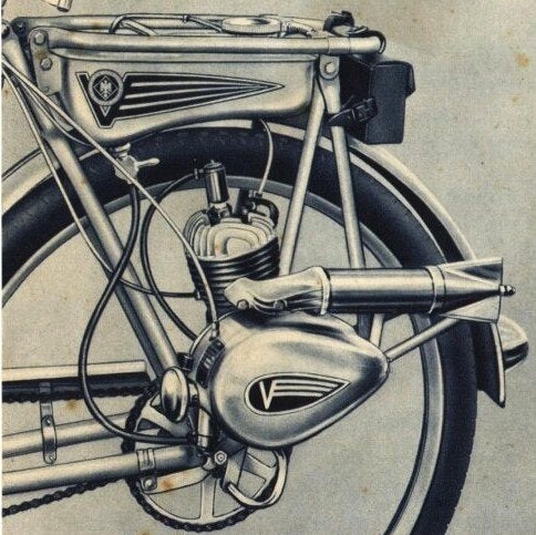 Victoria FM 38L Handleiding, wetenswaardigheden 1953 Brommer, Fietsen en Brommers, Verzenden