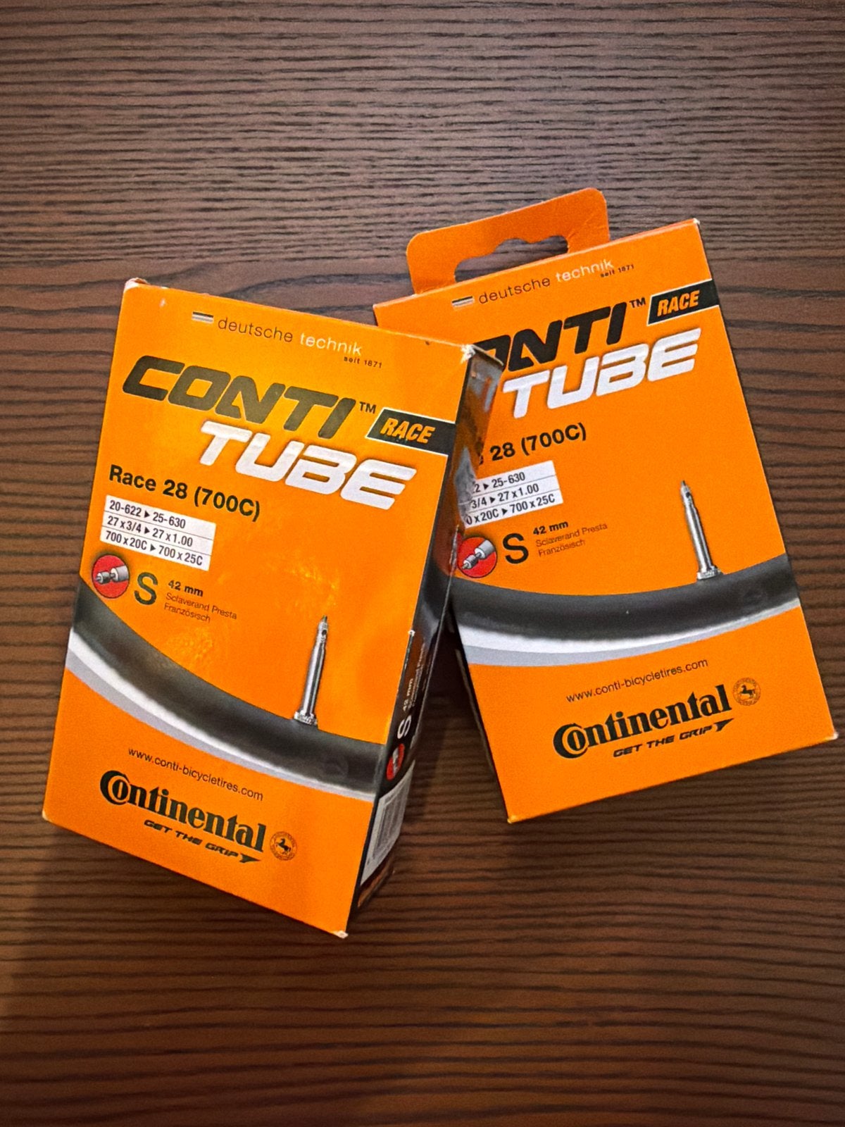 2x Continental Race 28 (700C) Binnenbanden - Nieuw, Band, Nieuw, Ophalen of Verzenden, Rubber