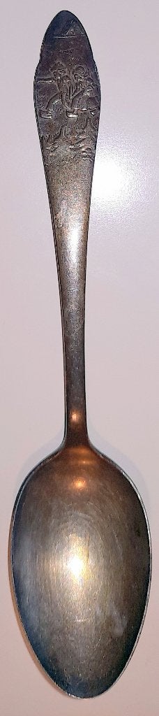 Lepeltje Hans en Grietje. (verzilverd) gero 90, Ophalen of Verzenden