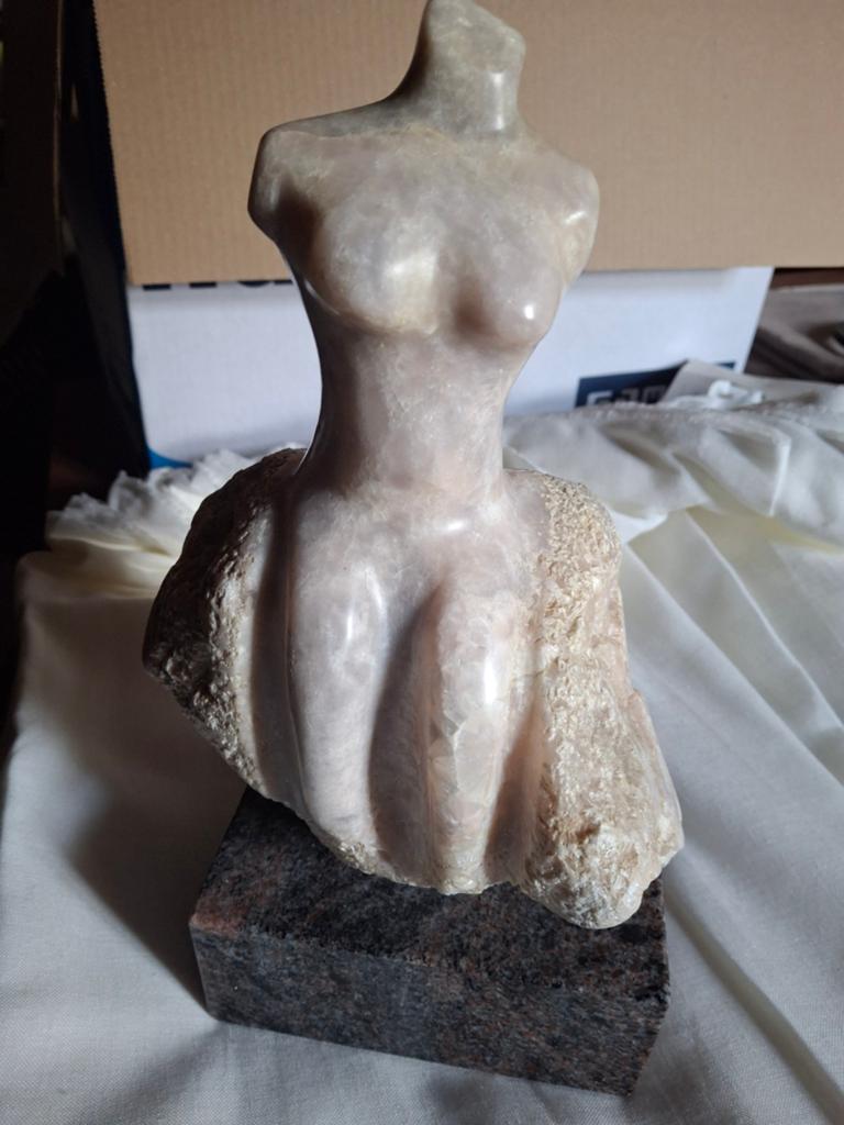 Handgemaakt marmeren torso, Ophalen of Verzenden