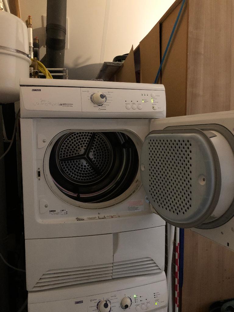 wasdroger zanussi, Witgoed en Apparatuur, Ophalen, 6 tot 8 kg, Gebruikt, Voorlader